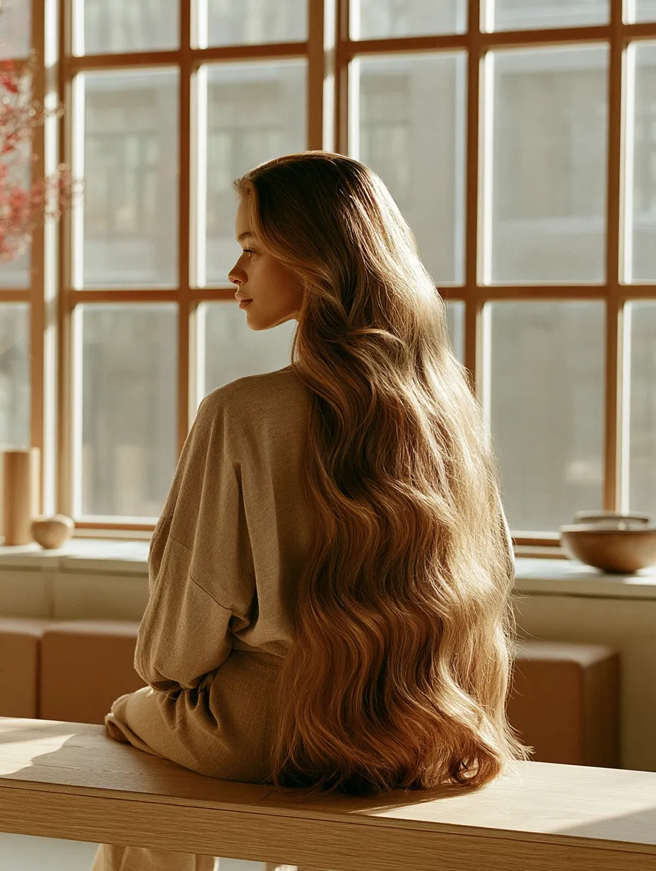 ナチュラルなヘアスタイルの女性